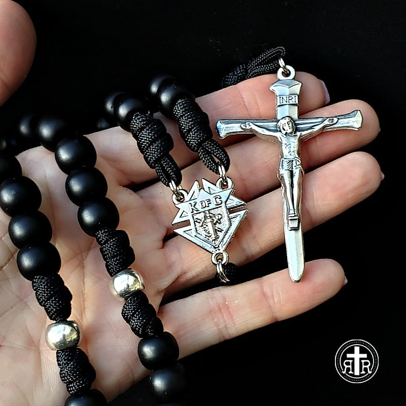 Knights of Columbus Combat and Paracord Rosary Collection