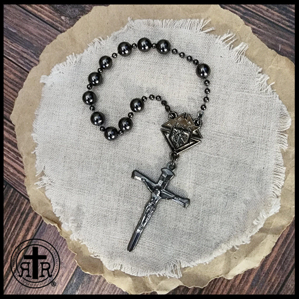 Knights of Columbus WWI Battle Beads POCKET Rosary