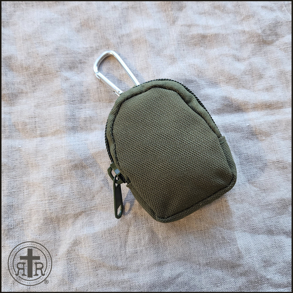 Carabiner Rosary Pouch - Rugged Pouch for Smaller Rosaries