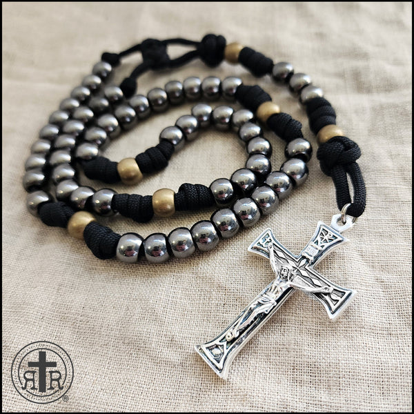 Bold Walnut Wooden Cross Pendant - A Sturdy Christian Faith