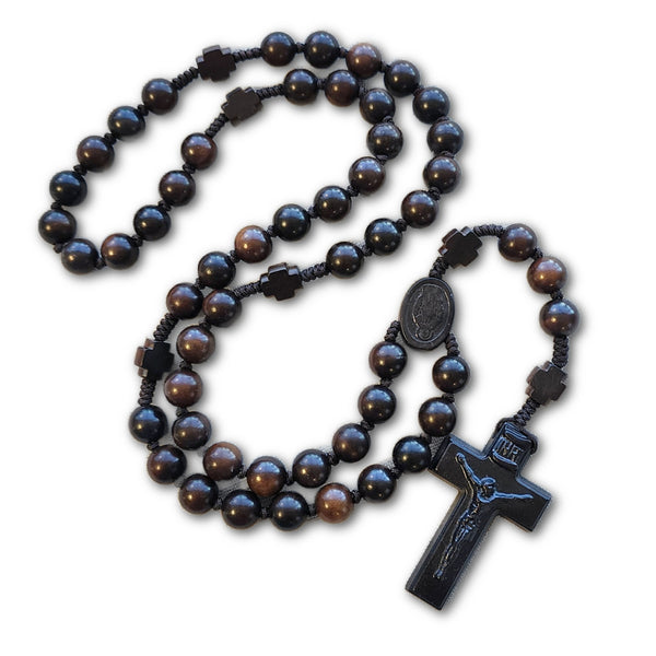 Flaming high quality Cross Beaded Rosary