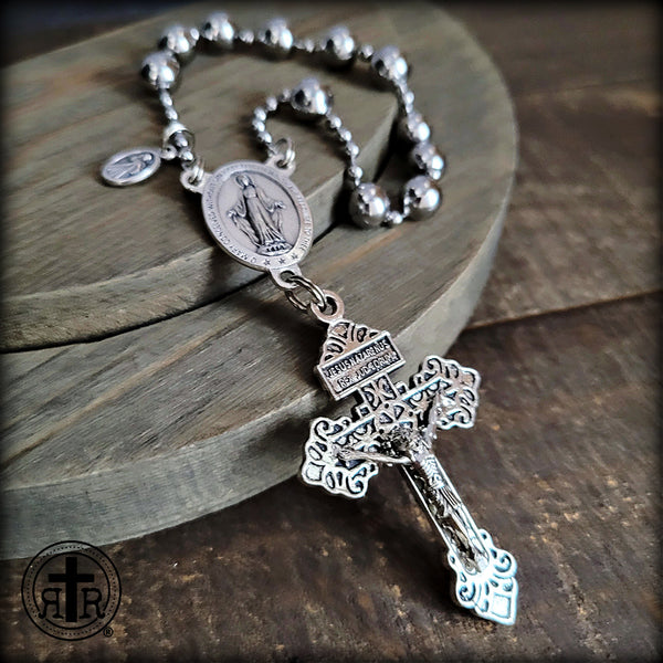 x - WWI Battle Beads® - LOOPED One Decade Pocket Combat Rosary