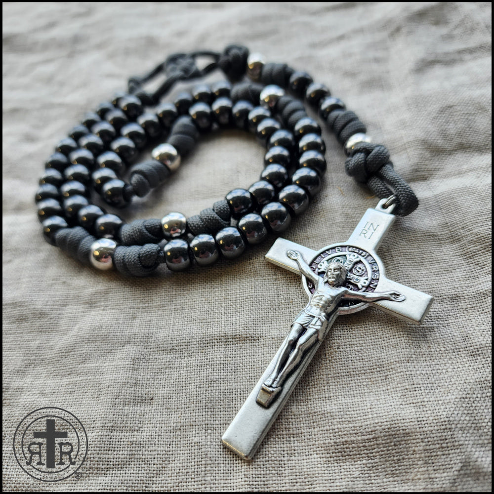 Cross Bead Wooden Rosary Rugged Rosaries®