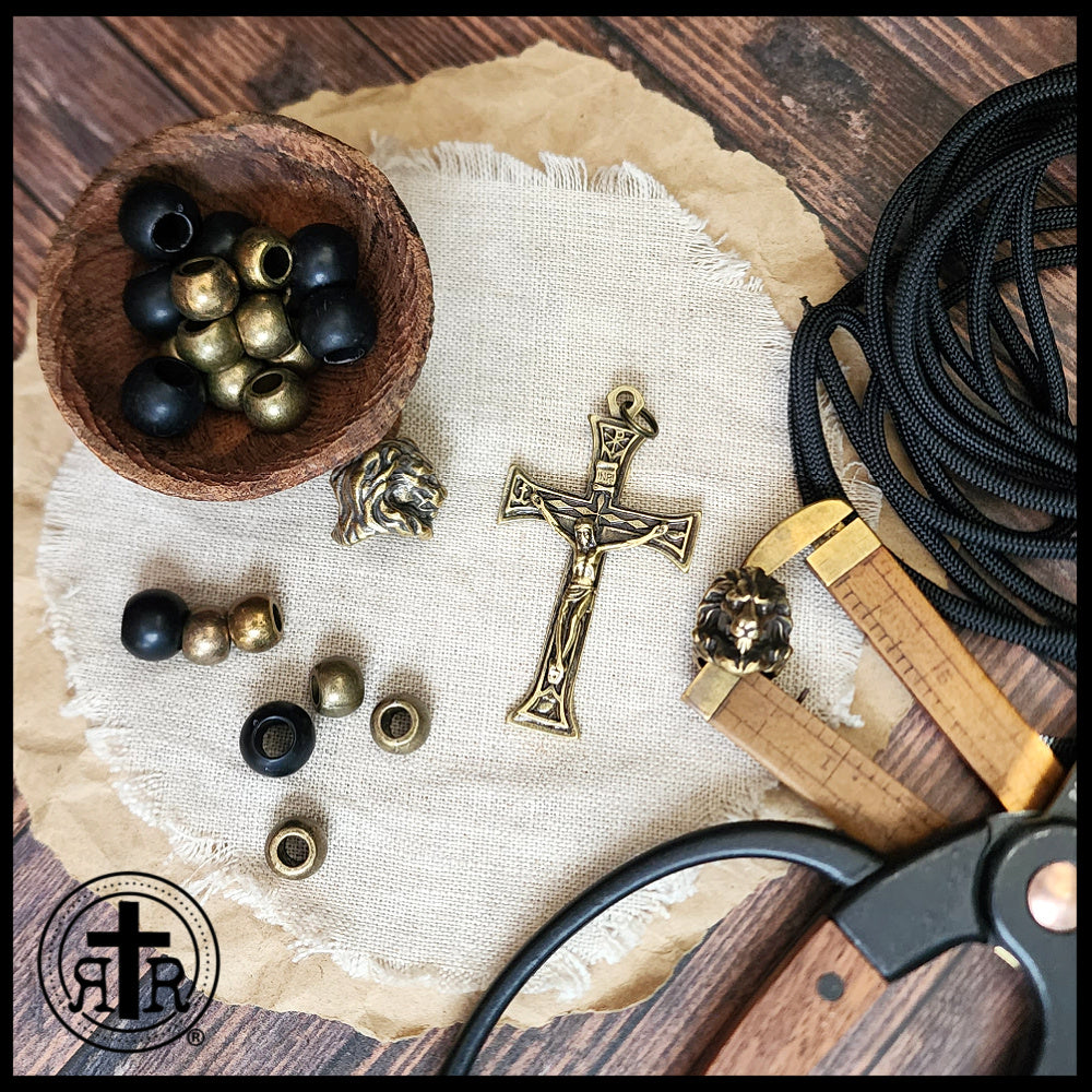 King of Kings Rosary - Beautiful Lion Accent Bead - Strong, Powerful, Rugged
