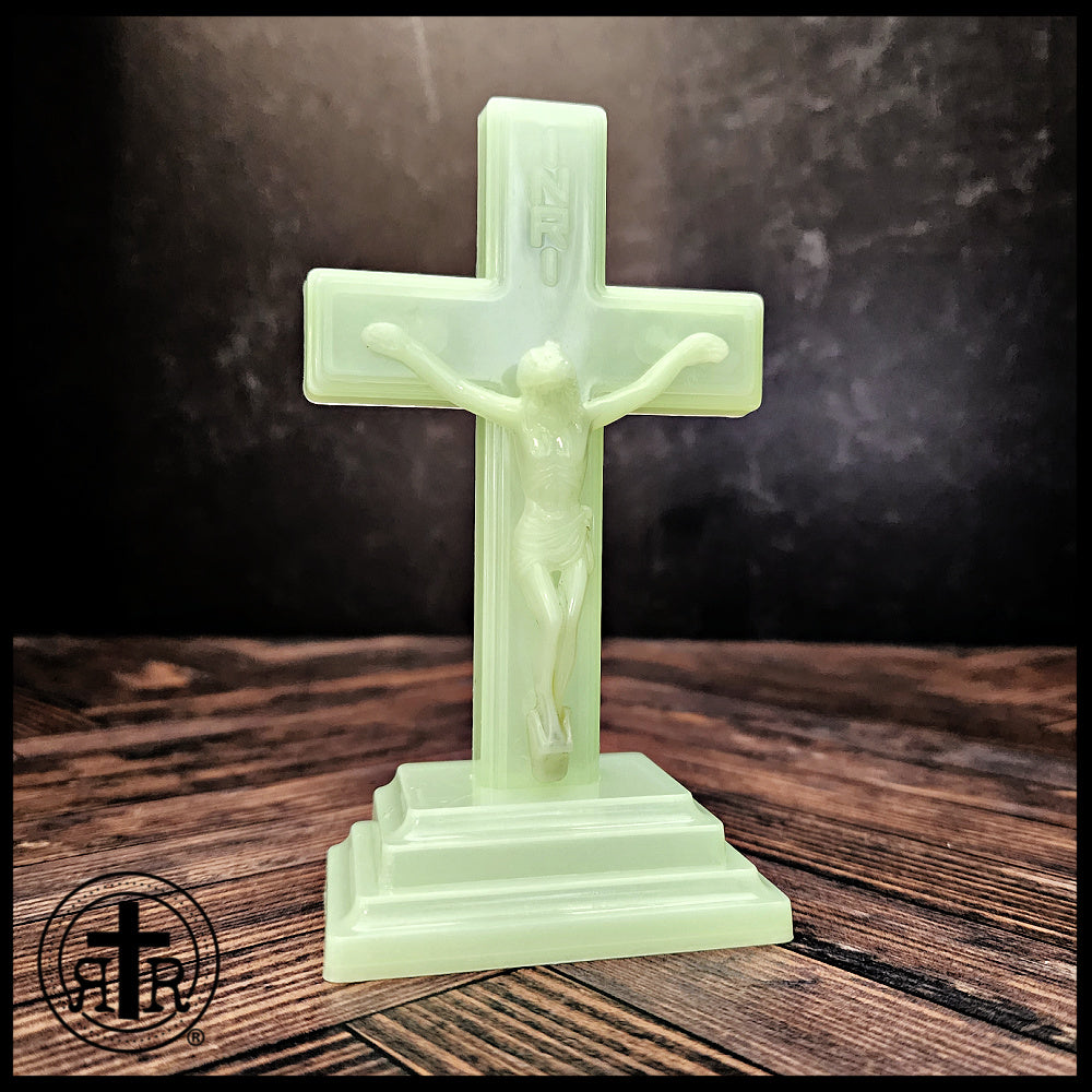 Luminous Night Stand Crucifix - Catholic Gifts - Rugged Rosaries®