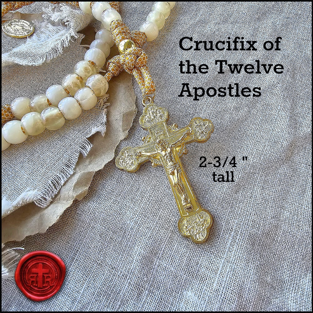 Golden Mother Mary Miraculous Rosary - Full of Grace