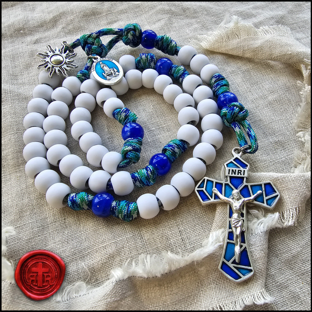 Fatima Rosary Paracord Traditional but STRONG and RUGGED