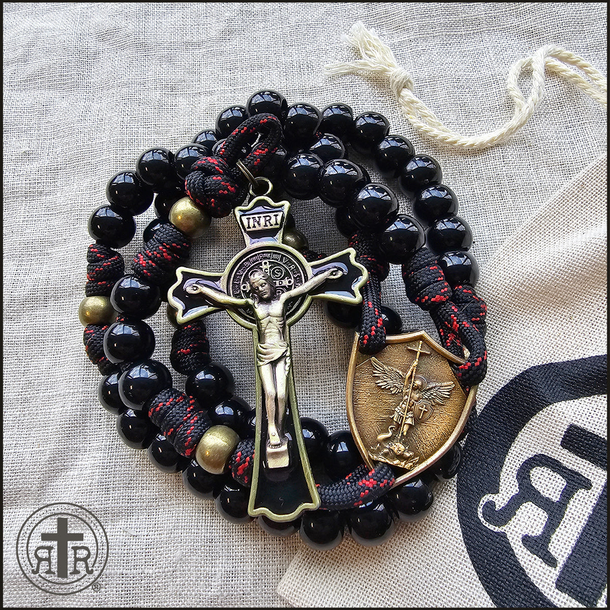 z - Custom Soulfinder St. Michael Rosaries for Douglas E