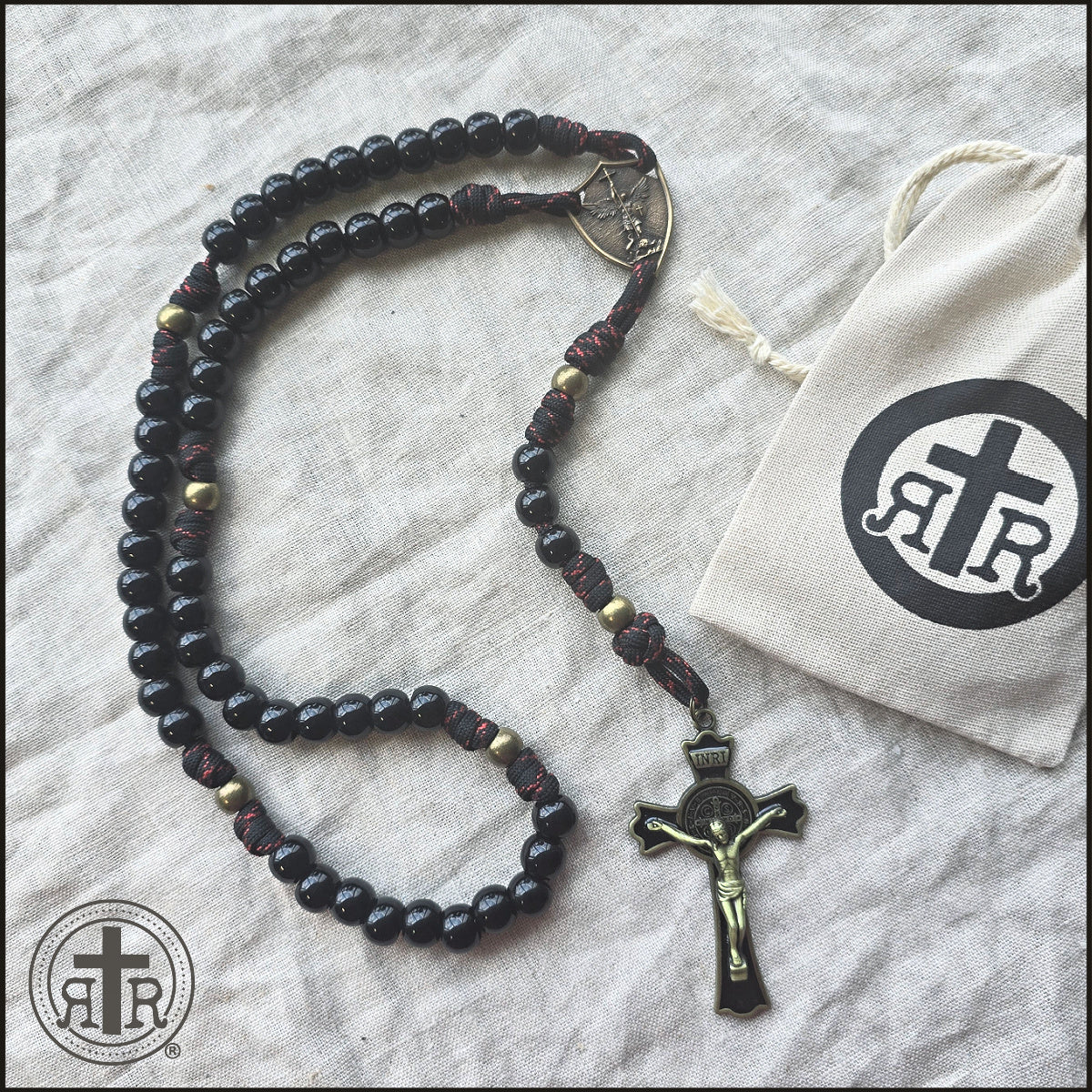 z - Custom Soulfinder St. Michael Rosaries for Douglas E