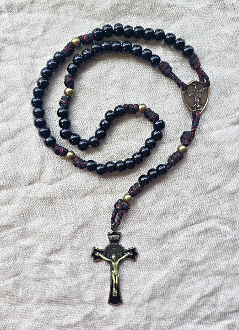 z - Custom Soulfinder St. Michael Rosaries for Douglas E