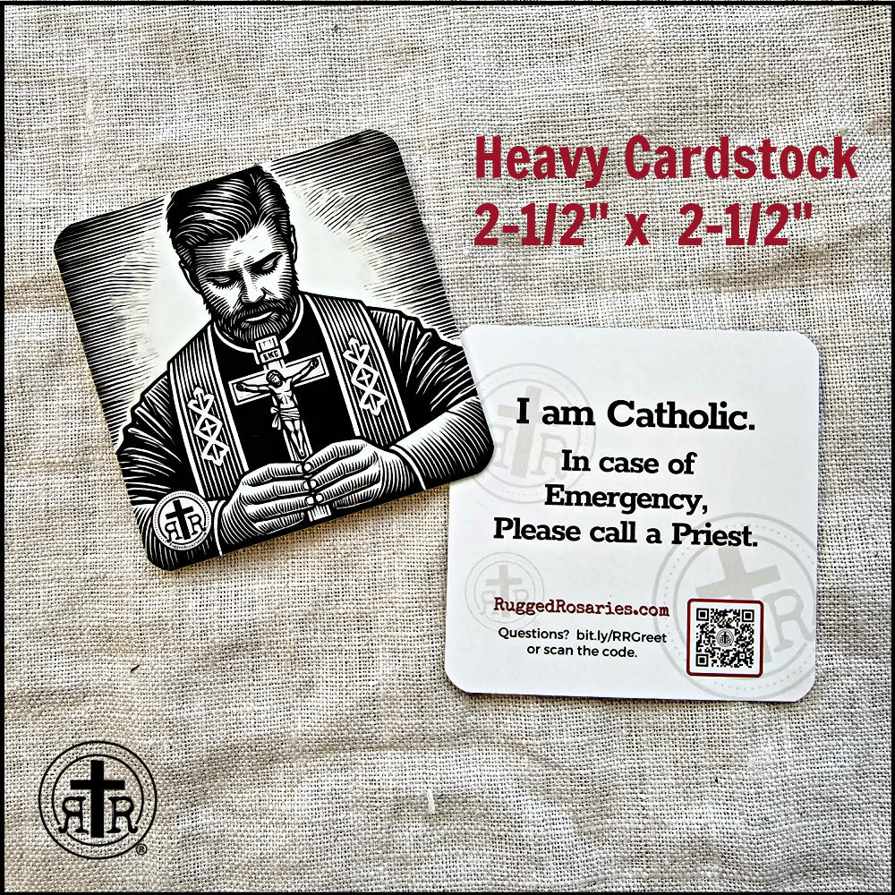 Extra &quot;I AM CATHOLIC&quot; Cards - Set of 2