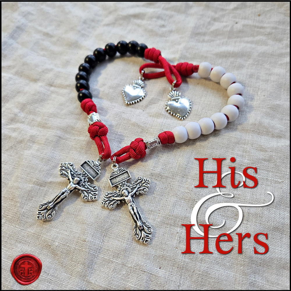 2025 Valentine&#39;s Pocket Rosary - Catholic Gifts for Him and Her