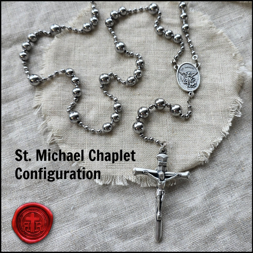 WWI Battle Beads - St. Michael Combat Chaplet