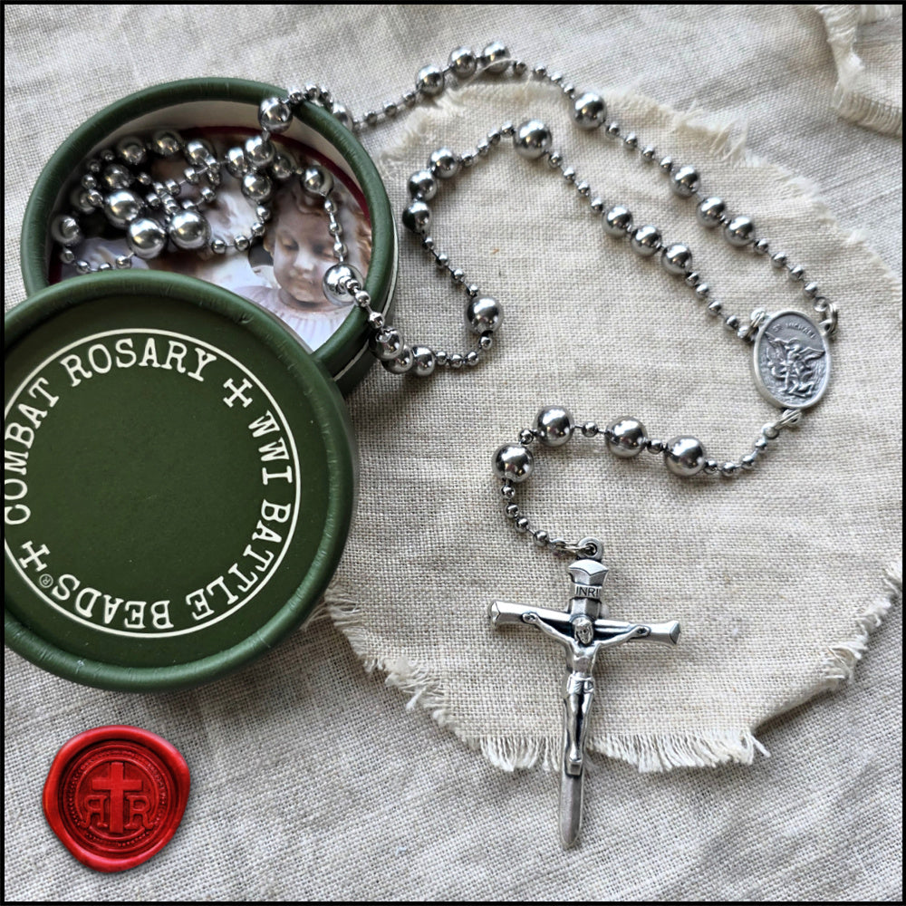 WWI Battle Beads - St. Michael Combat Chaplet