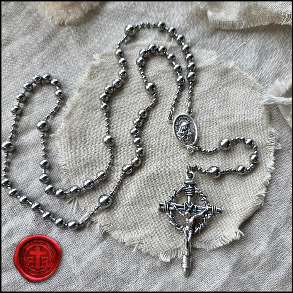 WWI Battle Beads - Seven Sorrows Chaplet Rosary