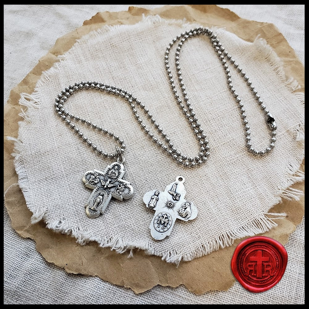 Saint Medal Dog-Tag Pendants