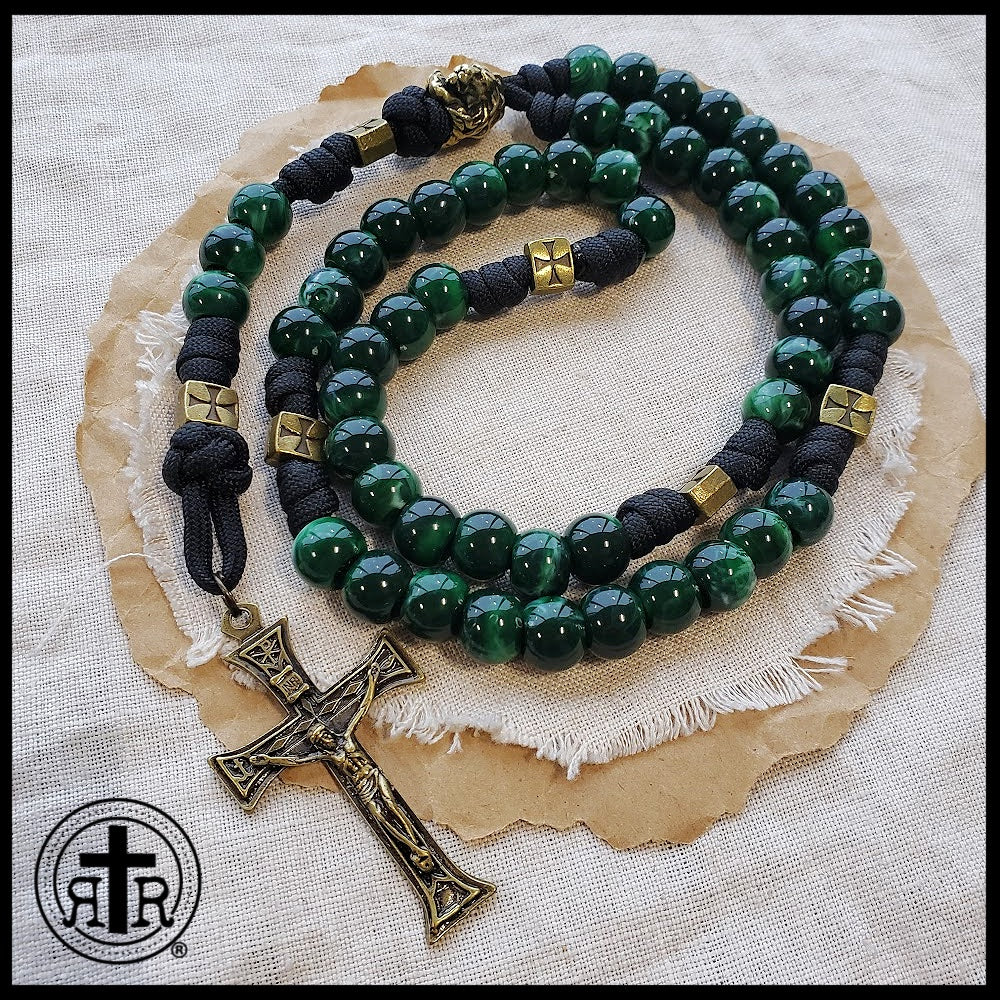 King of Kings Rosary - Beautiful Lion Accent Bead - Strong, Powerful, Rugged