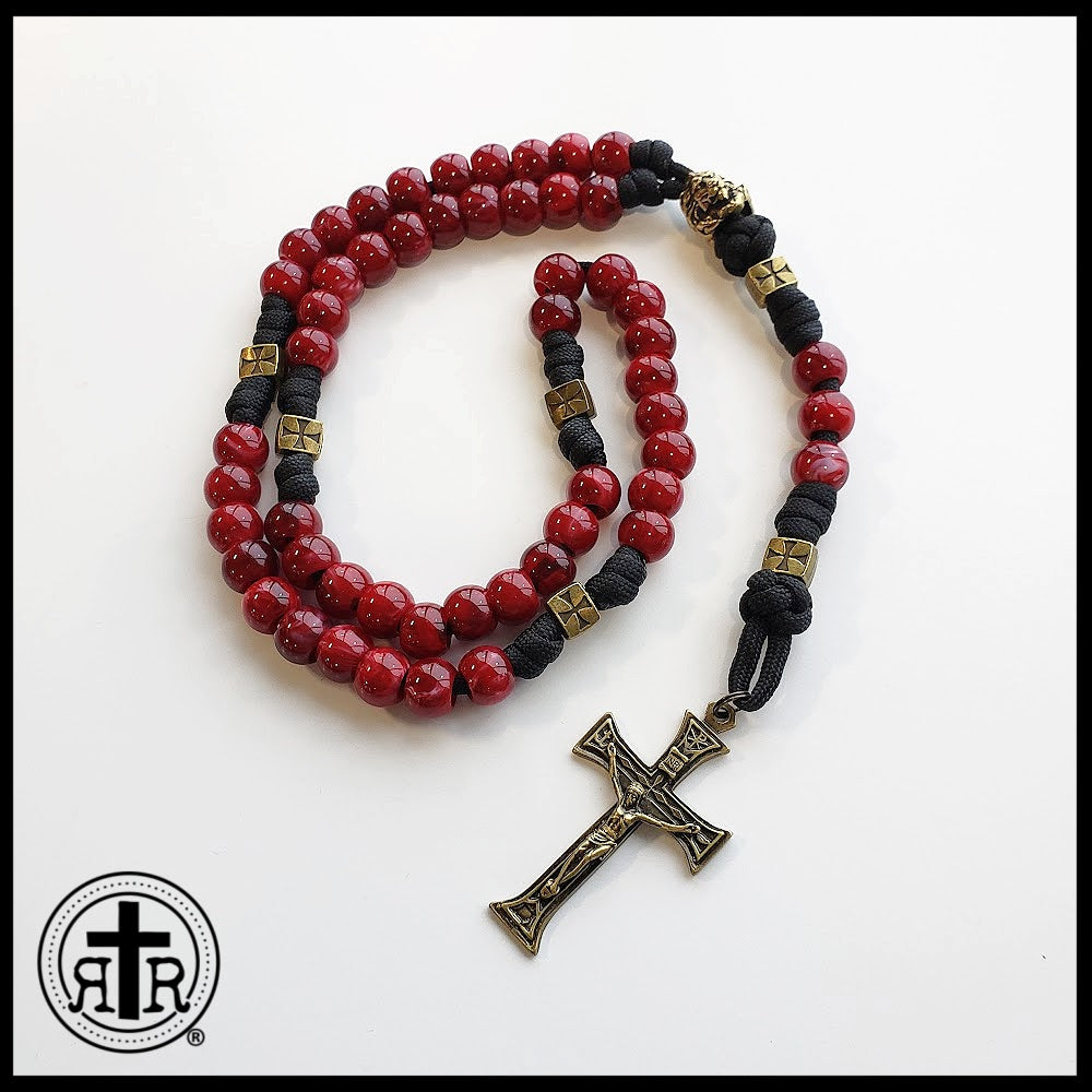 King of Kings Rosary - Beautiful Lion Accent Bead - Strong, Powerful, Rugged