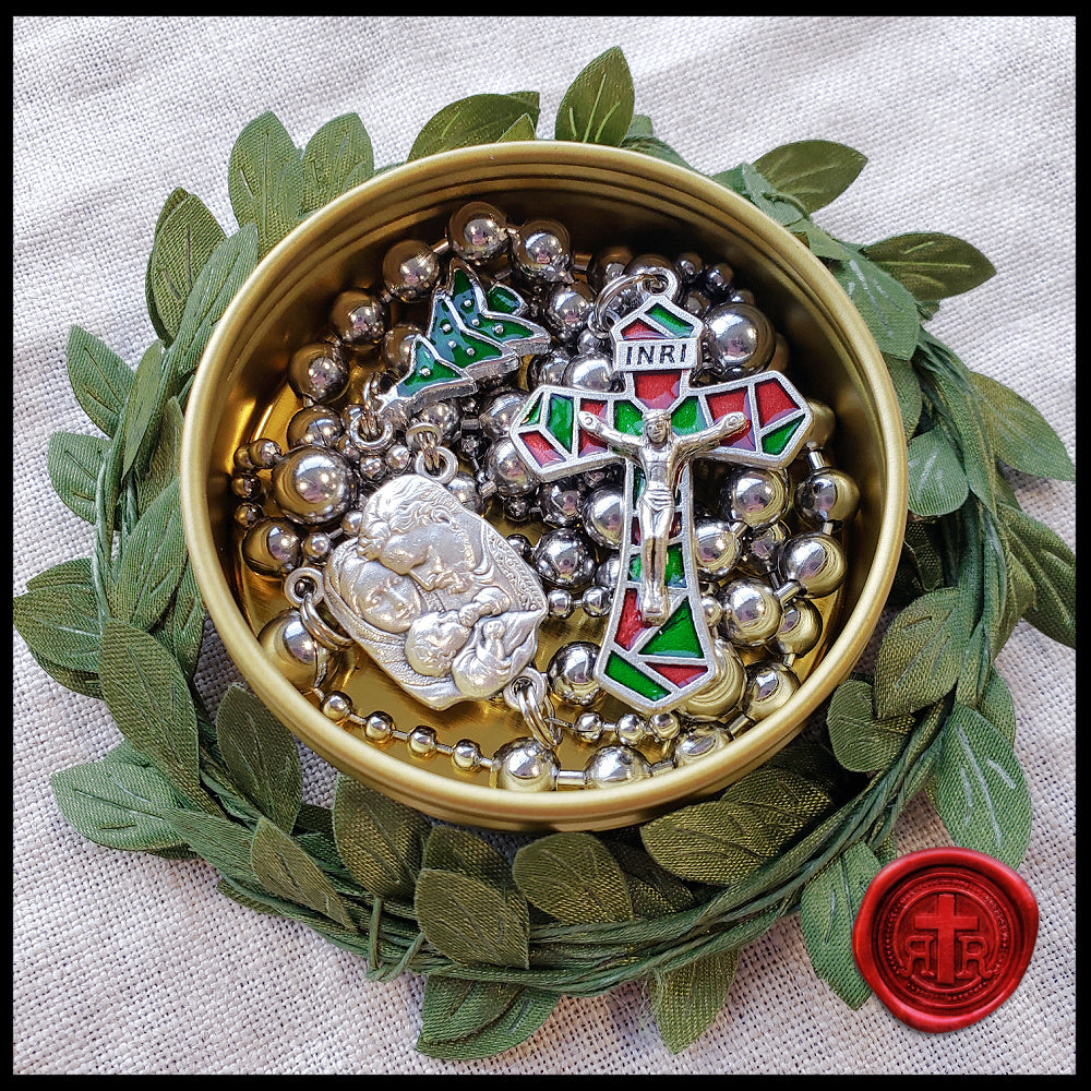 Christmas Cathedral Rosary - Beautiful and Unique