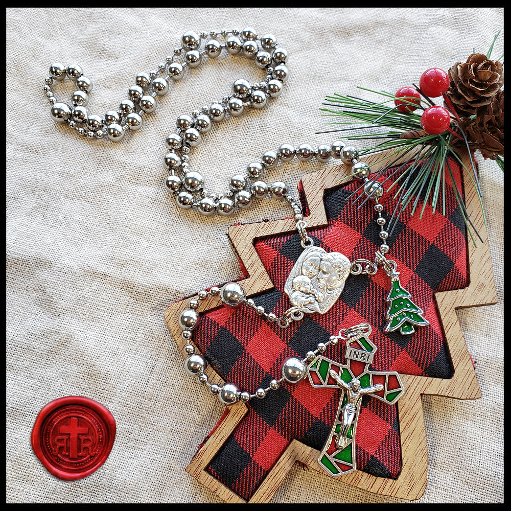 Christmas Cathedral Rosary - Beautiful and Unique