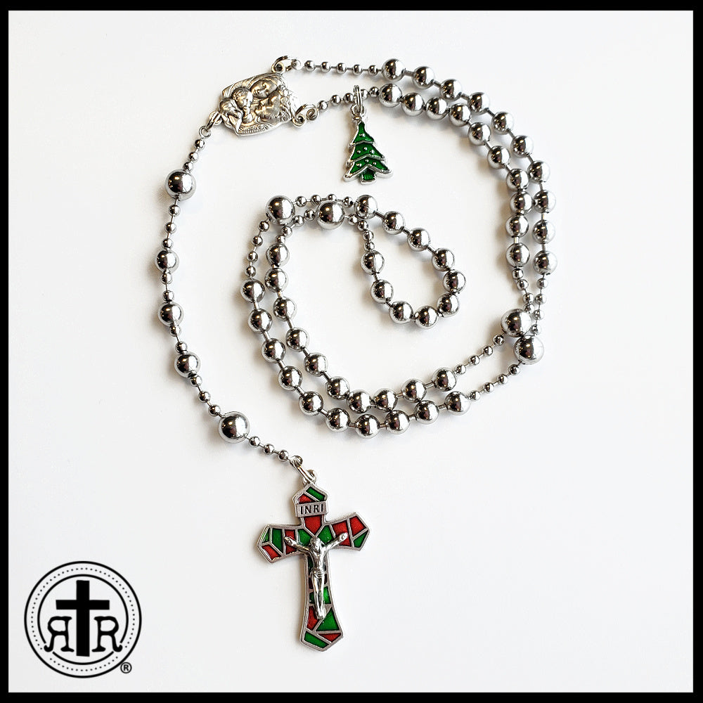 Christmas Cathedral Rosary - Beautiful and Unique