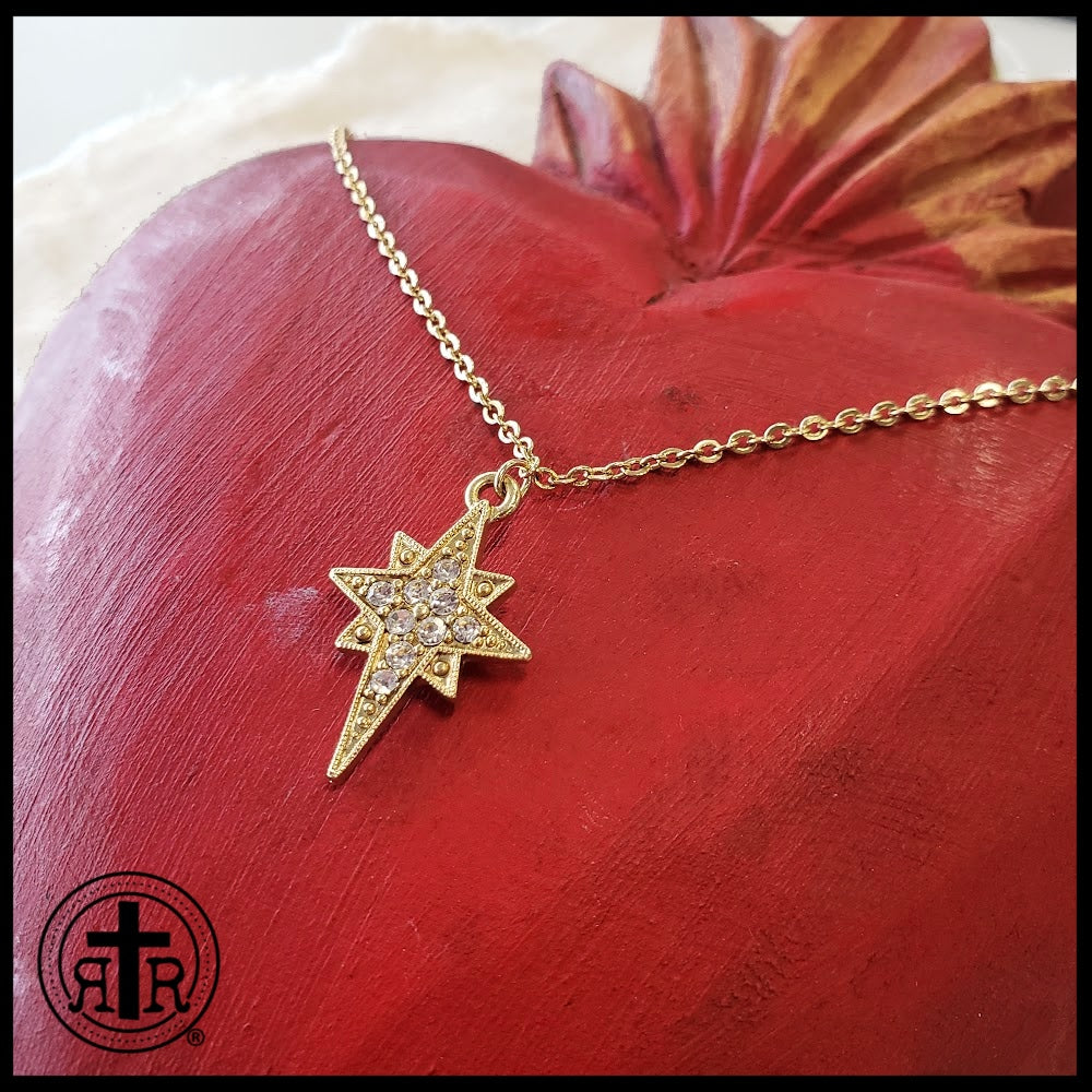 Mesmerizing Vintage Inspired- Star of Bethlehem Necklace