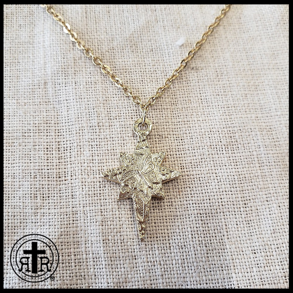 Mesmerizing Vintage Inspired- Star of Bethlehem Necklace