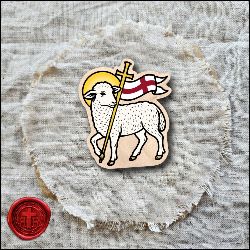 Agnus Dei - Lamb of God Sticker - Catholic Faith Stickers