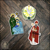 Christmas Stickers - Catholic Faith Stickers - Set of 3