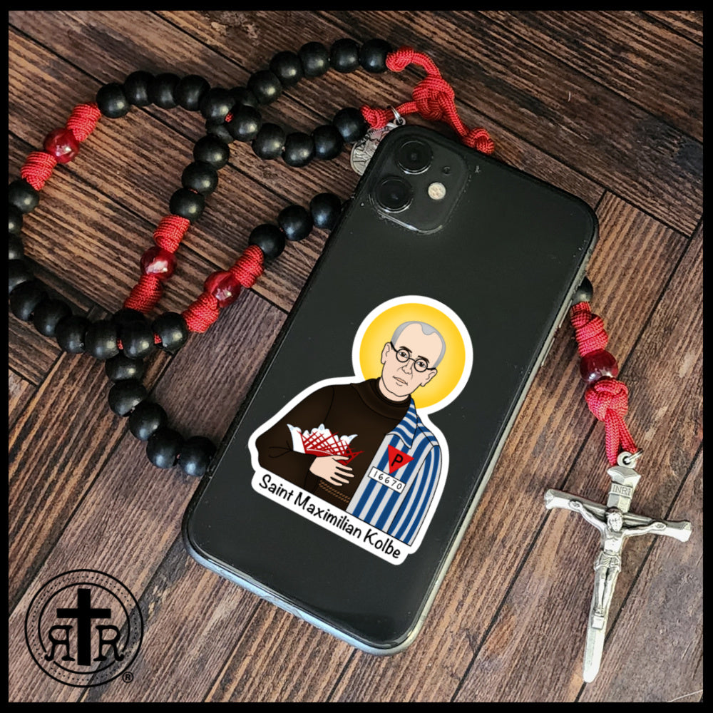 St. Maximilian Kolbe Sticker - Catholic Faith Stickers