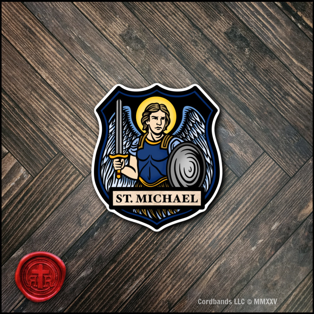 Saint Michael Shield - Catholic Faith Stickers
