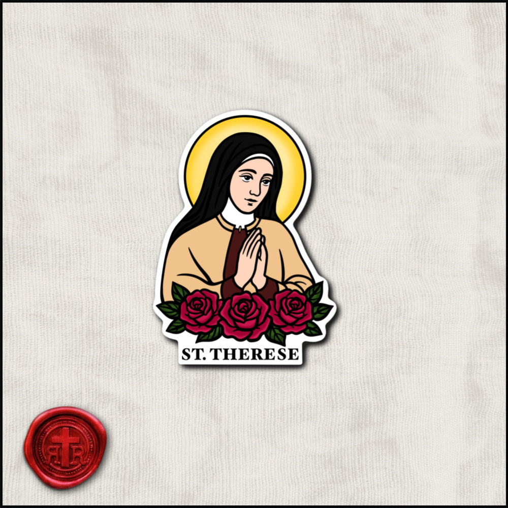 Saint Therese of Lisieux Sticker - Catholic Faith Stickers