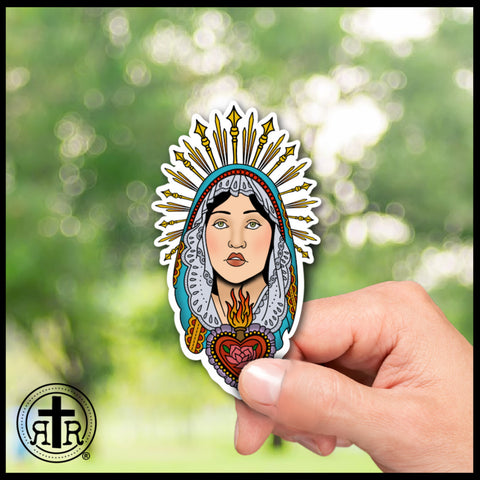 Rigid Catholic Sticker, Clear Vinyl – blessedbegodboutique