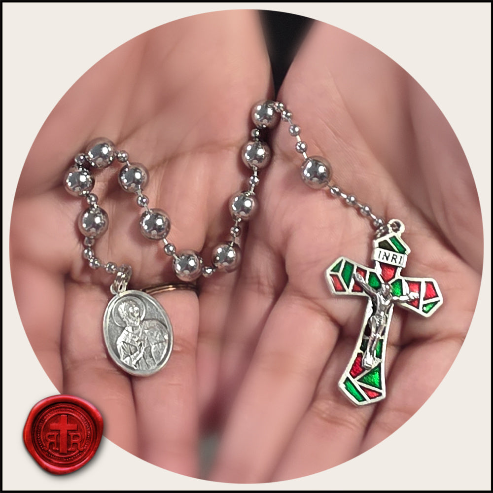 Pocket Christmas Rosary - Limited Edition - Beautiful and Unique