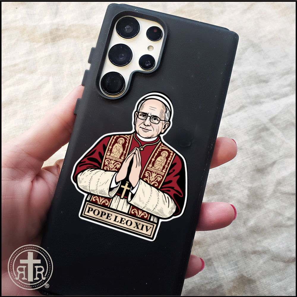 New Pope Leo XIV Sticker  -  Catholic Faith Stickers