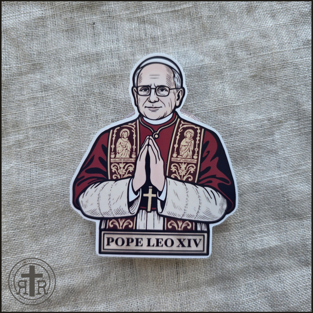New Pope Leo XIV Sticker  -  Catholic Faith Stickers