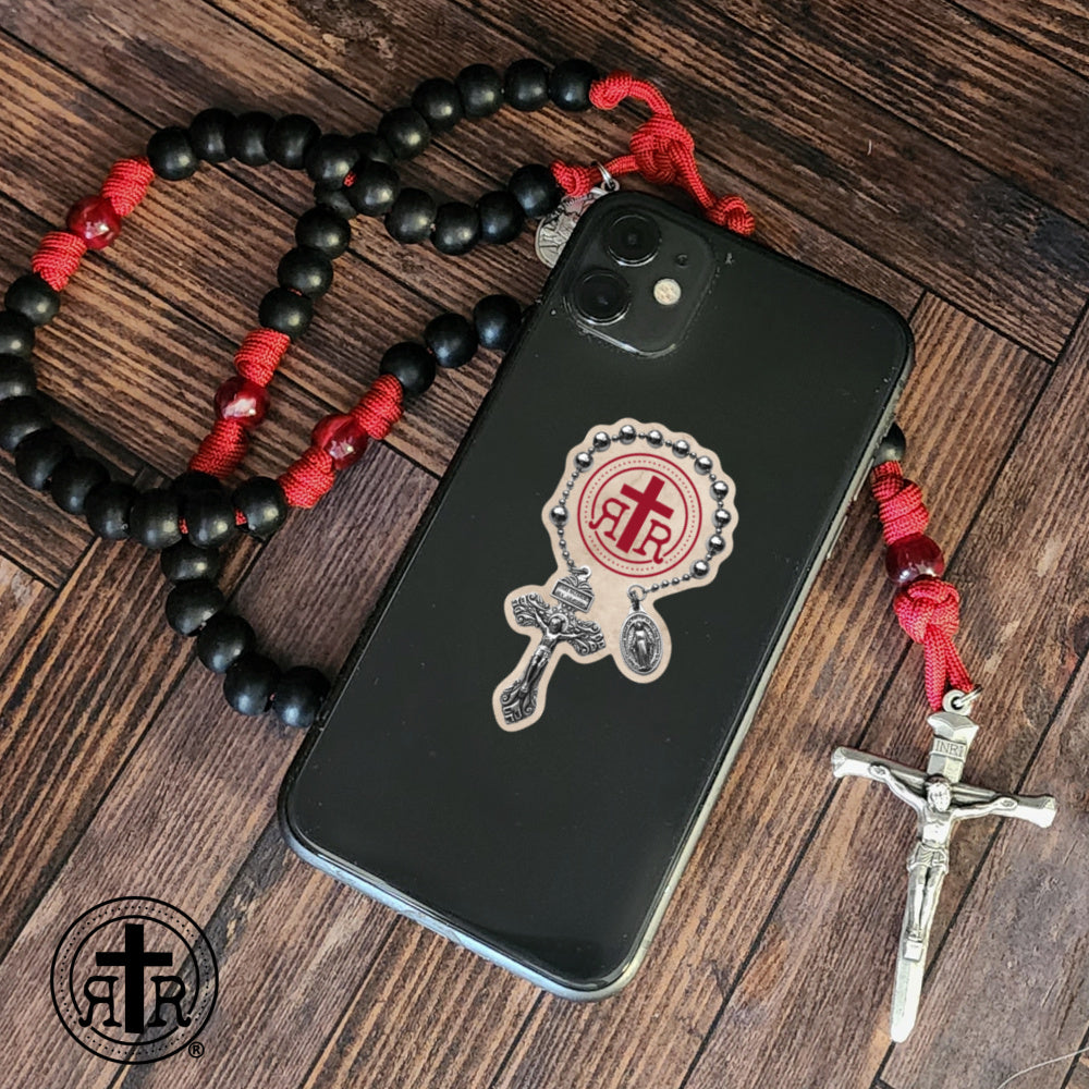 RR Rosary Sticker - Catholic Faith Stickers