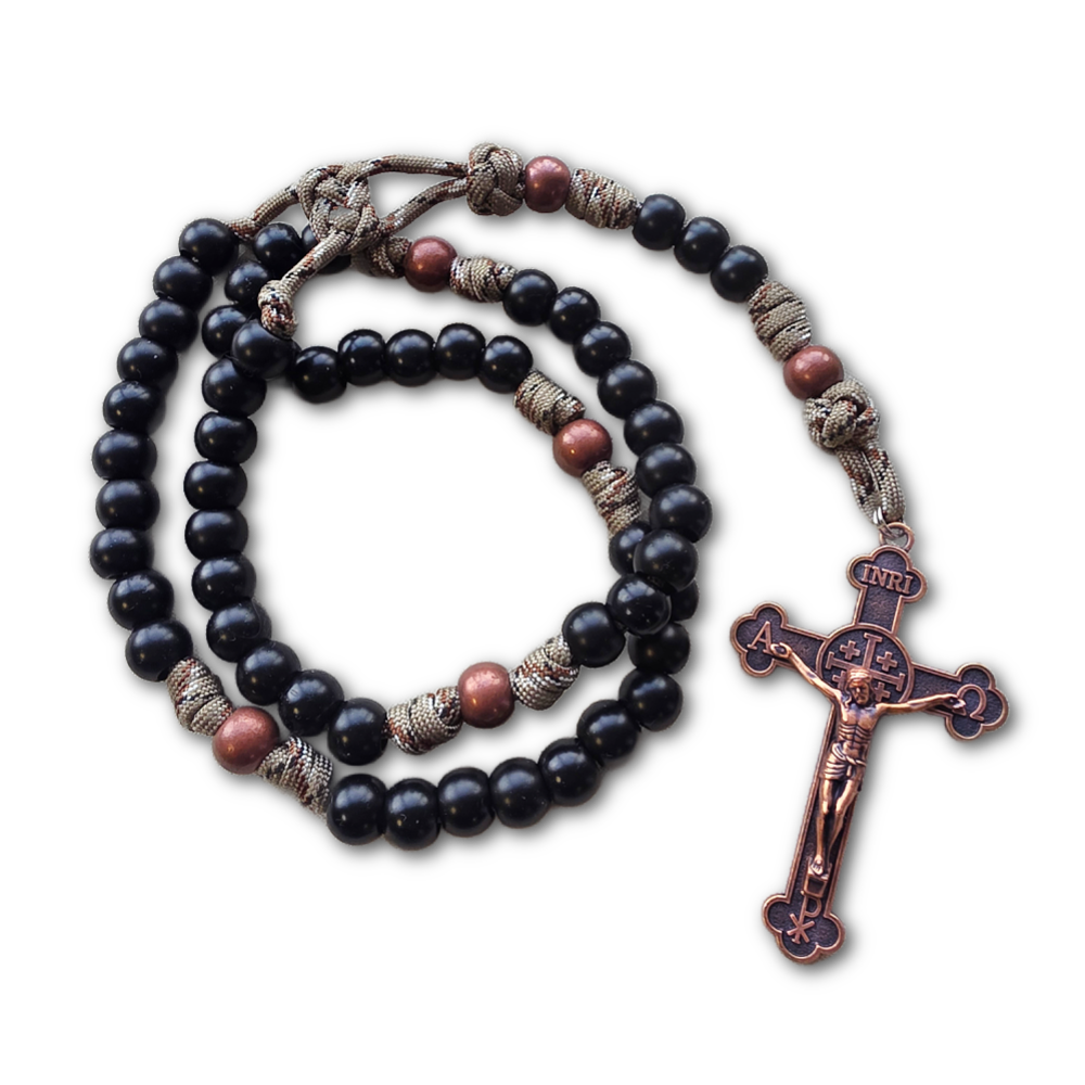 Rattlesnake Catholic Paracord Rosary - Catholic Gifts for Men