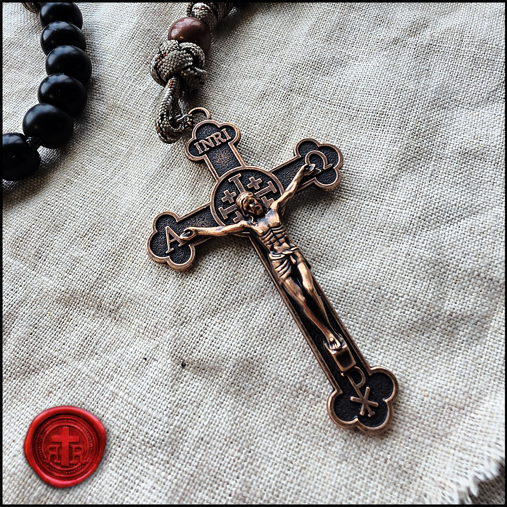 Rattlesnake Catholic Paracord Rosary - Catholic Gifts for Men