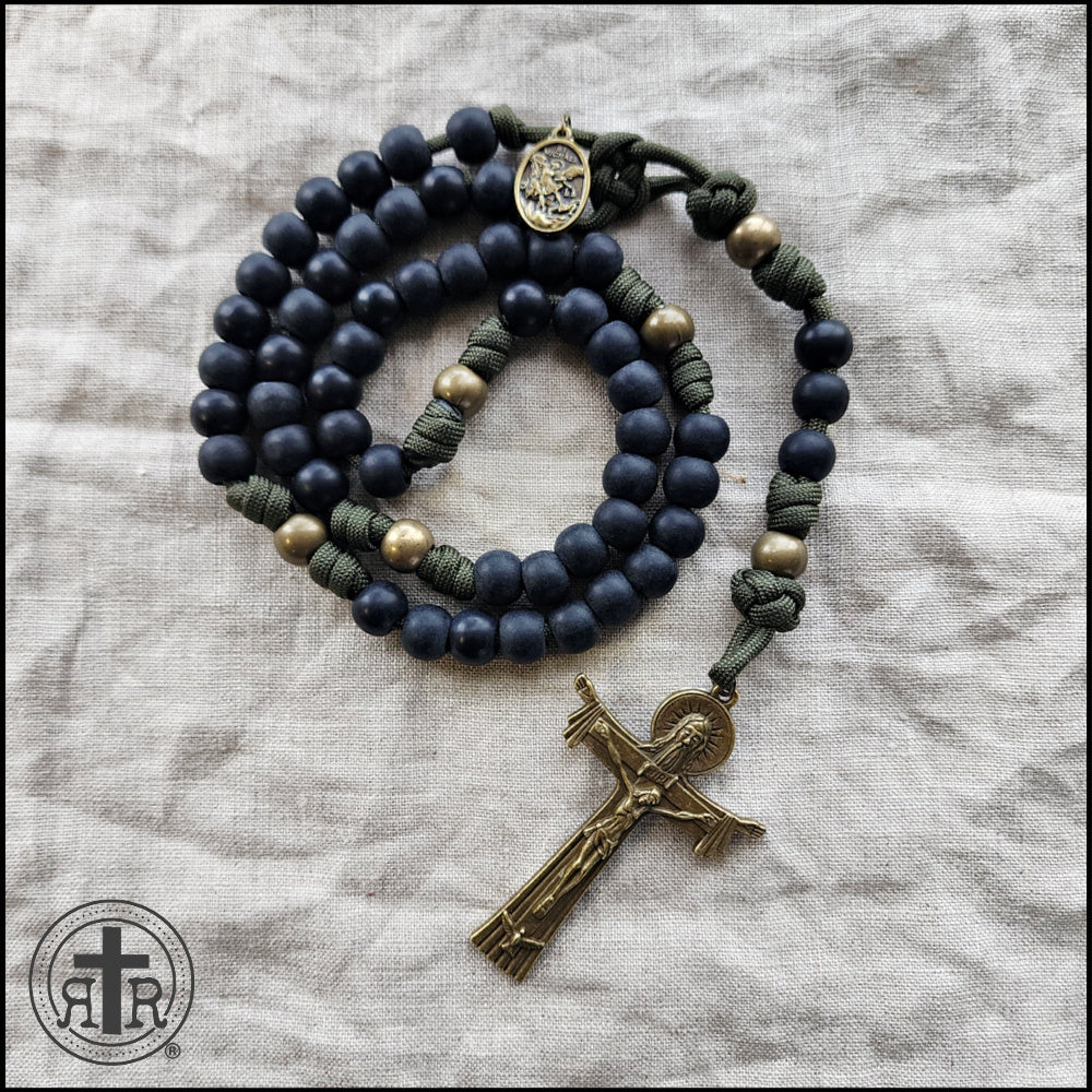 Soldier&#39;s Camo Paracord Rosary -Strongest Combat Rosary Available