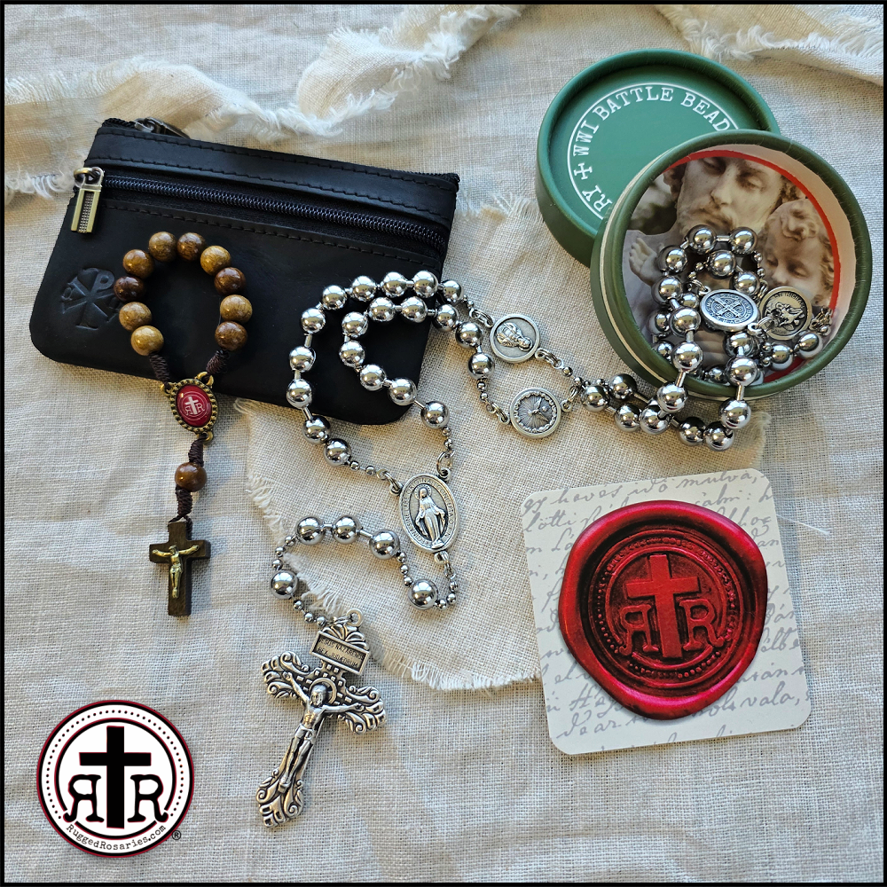 The Heritage WWI Battle Beads - Historic Military Combat Design - The Ultimate Rosary