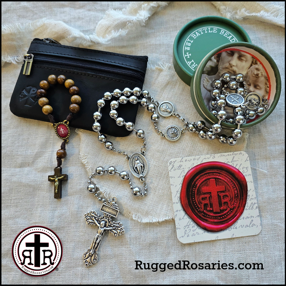 The Heritage WWI Battle Beads - Historic Military Combat Design - The Ultimate Rosary