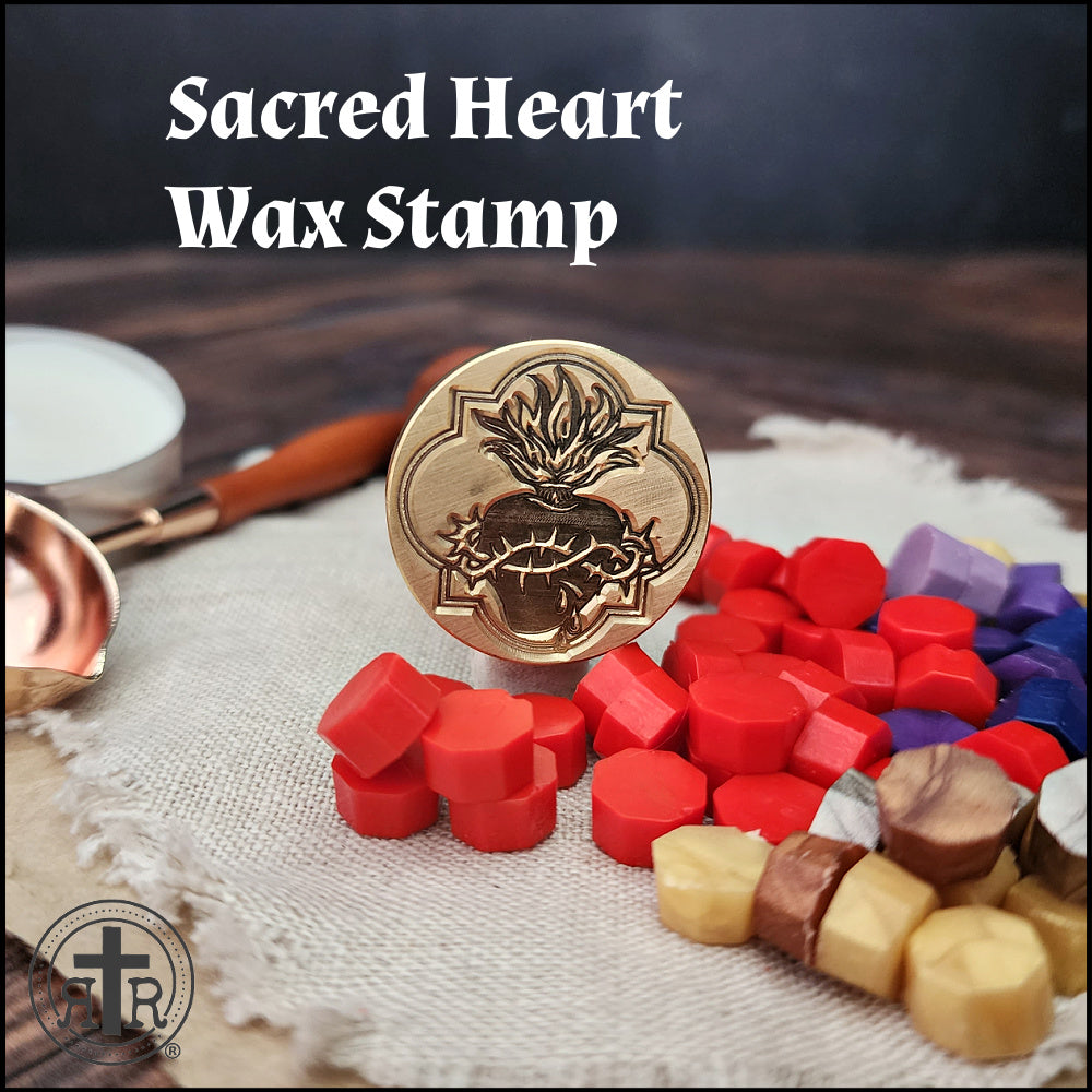 Sacred Heart Sealing Wax Stamp Kit