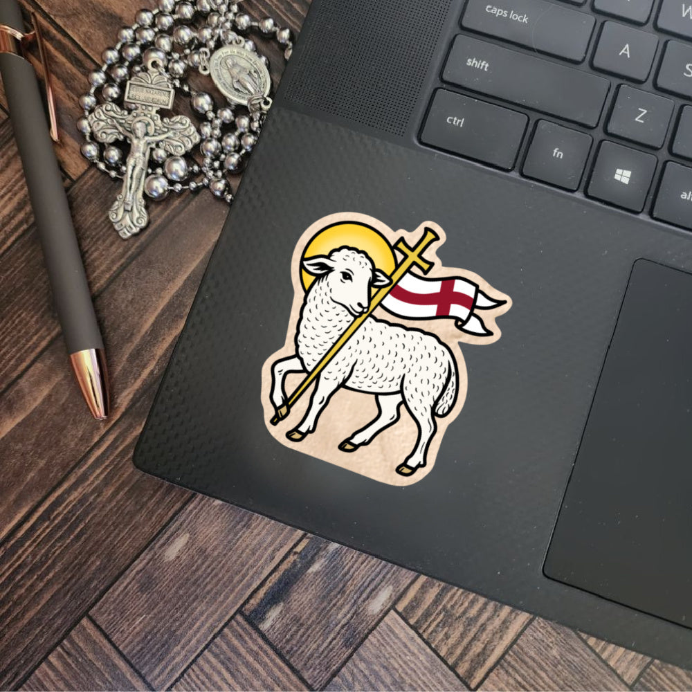 Agnus Dei - Lamb of God Sticker - Catholic Faith Stickers