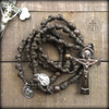 y- Knotted Combat Paracord Rosary Samples