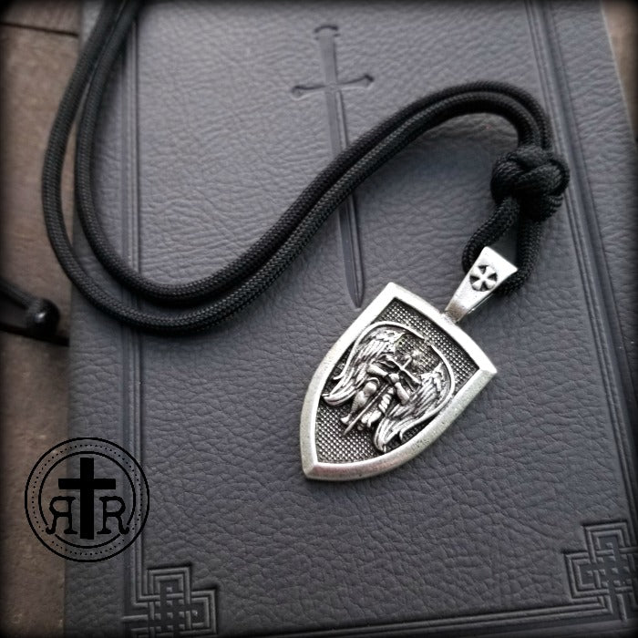 Archangel St. Michael Paracord Pendant for Men, Catholic Men's Gifts