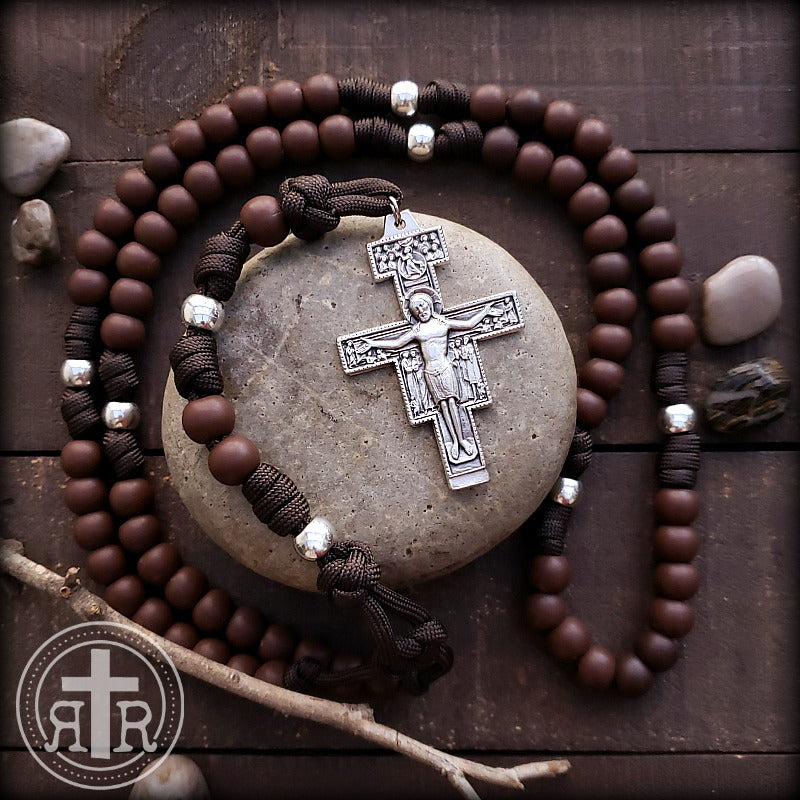 Army Rosary, Camo Rosary, Cord Rosary, Knotted Cord Rosary, Paracord Rosary,  Rosary for Soldier, Soft Rosary, Rosary, Catholic Rosary 