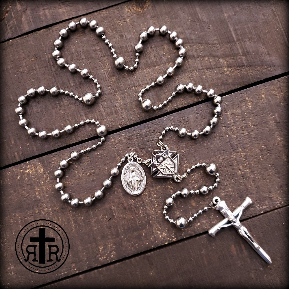 knights-of-columbus-combat-wwi-battle-beads-rosary-handmade-in-silver