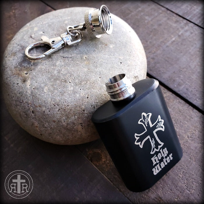 Holy Water Flask in BLACK