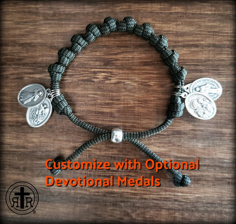 Micro Paracord Rosary Bracelet – Wanderer Catholic